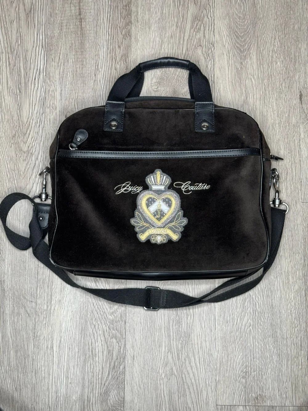 JUICY Couture Y2K laptop messenger bag